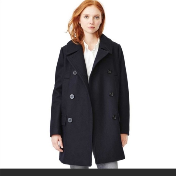 GAP Jackets & Blazers - TALL | GAP Double-Breasted Wool Peacoat